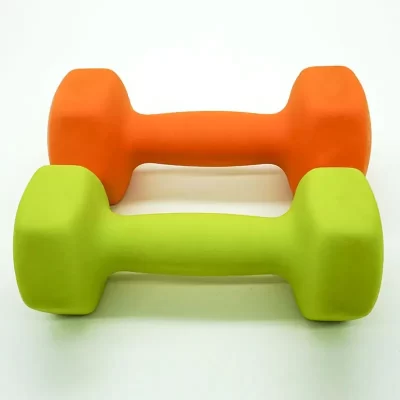 Halteres antiderrapantes para homens e mulheres, equipamentos de fitness, levantamento de peso, ginásio, casa, musculação, esporte, pesos exercício, 2kg, 4kg