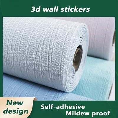 Modern Autoadesivo 3D Papel de Parede, Adesivo de Parede, Painel de Parede, Sala, Quarto, Quarto de Criança, TV Decoração Fundo