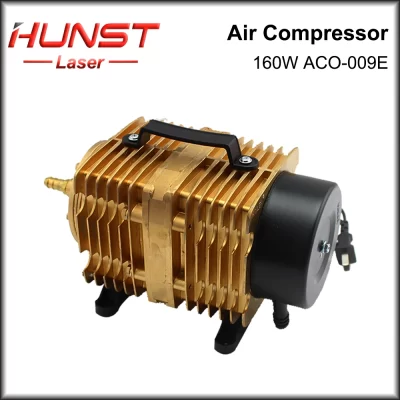 Bomba de ar magnética elétrica com compressor de ar Hunst 160W 220V ACO-009E, para máquina de corte e gravação a laser CO2.