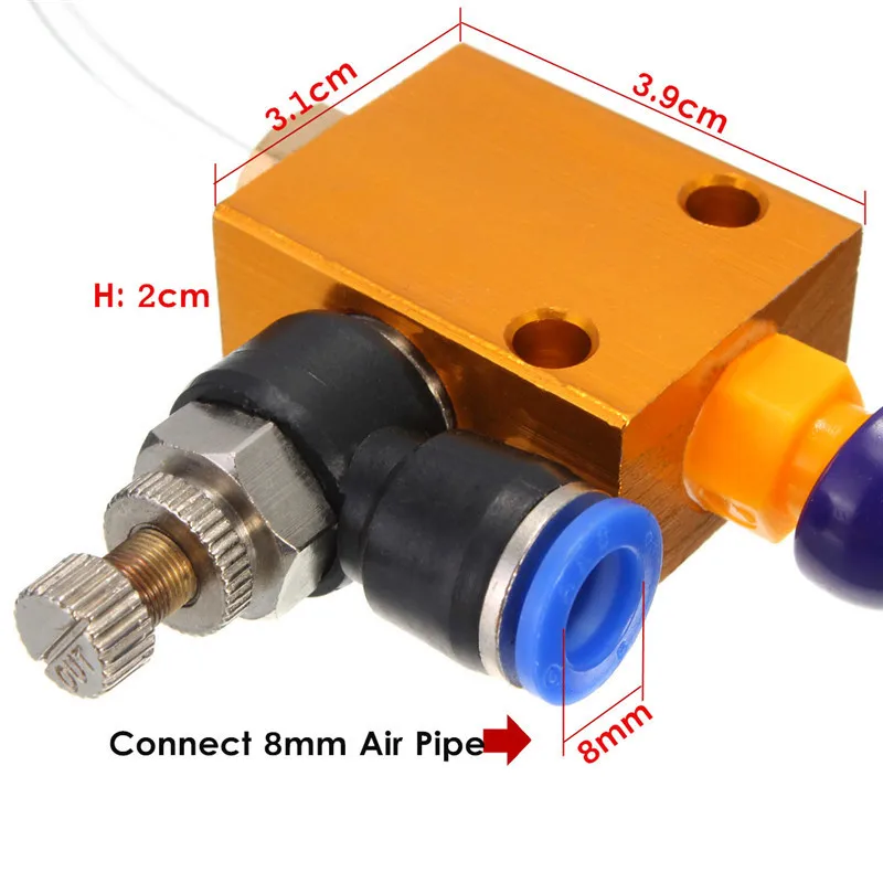 Sistema de pulverização da lubrificação do resfriamento para tubulação de ar 8mm, broca de torno cnc - Image 4