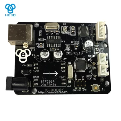 Placa-mãe do varredor de he3d 3d intergrated da uno e da placa de zum para