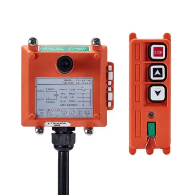 TELECRANE-Controle Remoto Industrial Sem Fio, Controle Remoto de Talha Elétrica, 1 Transmissor e 1 Receptor, F21-2S