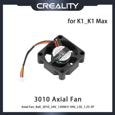 CRIALIDADE-Ventilador axial para K1 _ K1 Max 3010, DC24V 0.1A, peças novas e originais