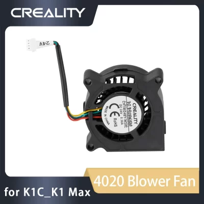 Creality 4020 ventilador para k1c_k1 max dc24v 0.3a _l60_1.25-4p novas peças originais 4020 ventilador ventilador acessórios de impressora 3d