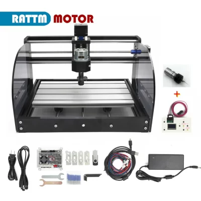 【BZ UE EUA】 3018 Pro MAX 3 eixos GRBL CNC fresadora de roteador de gravação a laser com controlador offline
