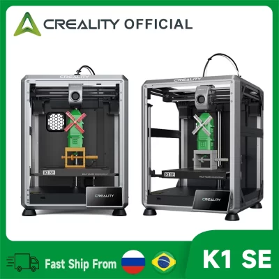 Creality k1 se quadro sólido de metal diy impressora 3d fdm com velocidade máxima de impressão 600 mm/s unicórnio bocal de troca rápida nivelamento automático
