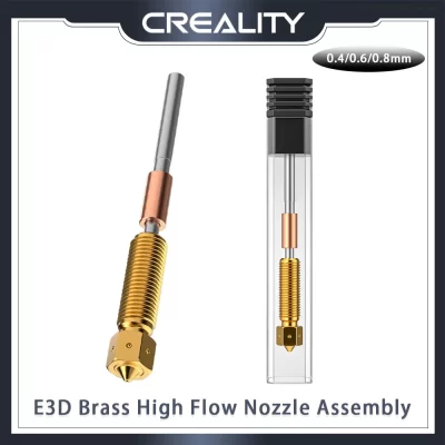Creality E3D Conjunto de bico de alto fluxo de latão 0,4 / 0,6 / 0,8 mm Peças de impressora 3D para K1 / K1 Max (2024), K1C, Ender-3 V3, Ender-3 V3 Plus