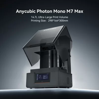 Pré anycúbico photon mono m7 max lcd impressora 3d com liberação inteligente de 13.6 "2.0 tamanho de impressão de controle de precisão 298*164*300mm