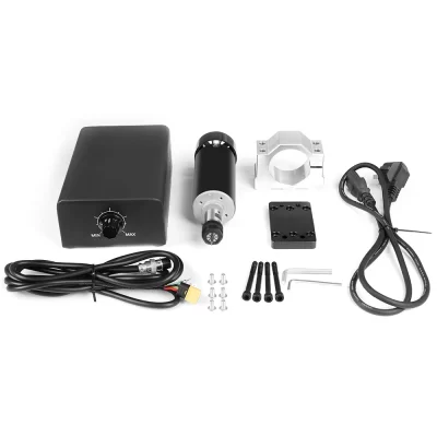 TwoTrees 500W Spindle Motor 12000RPM Adicionar regulador de velocidade de fornecimento para TTC450 ER11 Máquina de gravação em madeira roteador CNC