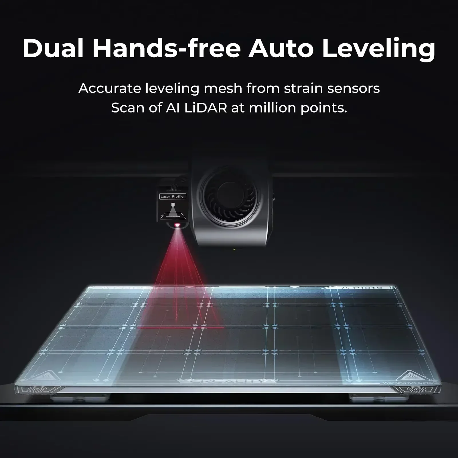 Creality K2 Plus Combo/Hi Combo/Ender 3 V3 SE/K1Max Impressora 3D Impressão de alta velocidade Nivelamento automático Extrusora de acionamento direto de engrenagem dupla - Image 3