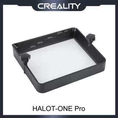 Creality HALOT-ONE Pro Resin Vat Kit Tanque de metal FEP Pré-instalado Estrutura de metal de fácil limpeza para impressora 3D HALOT ONE Plus/SKY