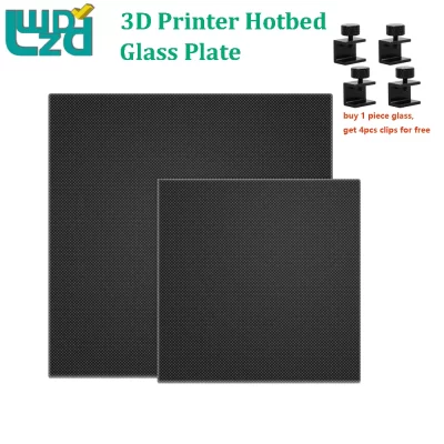 Placa de vidro para impressora 3d, ultrabase, base de plataforma, superfície de construção quadrada, guass de treliça para ender 3 cr10 kp3s, cama quente