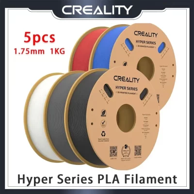 Creality pla filamento 1.75mm hyper pla combinação 5 peças de alta velocidade 30-600 mm/s filamento de impressora 3d 1kg cabe na maioria das impressoras 3d fdm