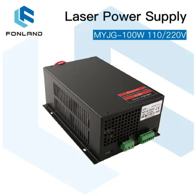 Fonland 100w co2 fonte de alimentação a laser substituição para reci co2 tubo laser gravura máquina corte categoria MYJG-100W