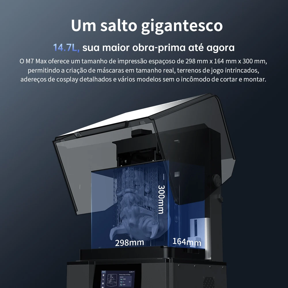 PRESALE 3d принтер ANYCUBIC Foton Mono M7 Max 3d drucker Com 13.6 "7K tela de alta definição Resina UV Impressão 3D - Image 5