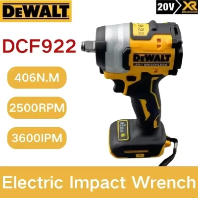 Dewalt dcf922 chave de impacto sem fio recarregável alto torque 205nm (reverso) 1/2 "2500 prm universal 20v bateria ferramentas elétricas novo