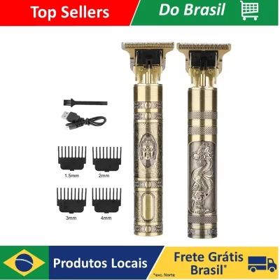 Máquina de barbeiro barbeador masculino barbeador designer barbeador elétrico máquina de refinamento de barba Cortador de cabelo