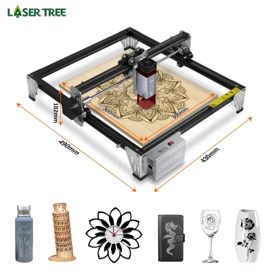 Árvore a laser k1 mini gravador a laser com cabeça de laser de 10w máquina de corte e gravação 445 ± 5nm módulo de luz azul máquina cnc a laser