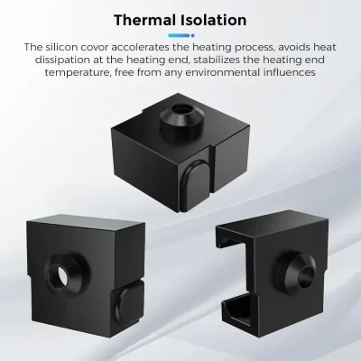 Capa de silicone CREALITY compatível com acessórios para impressora 3D Ender 3 V3 SE / Ender 5 S1 / Ender 7