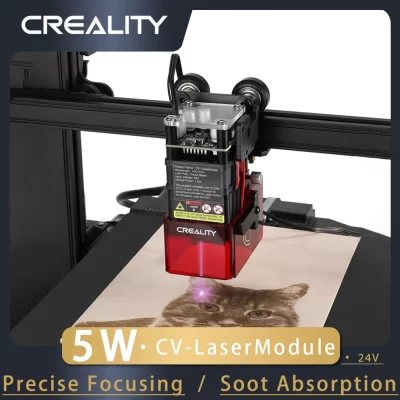 Creality original impressora 3d atualização parte módulo cv-laser 10w 5w 1.6w 24v 0.06mm de alta precisão fácil de instalar e usar