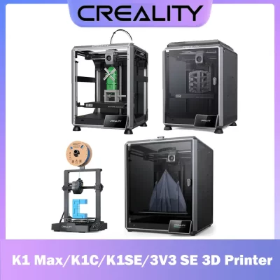 Creality k1 max/k1c/k1se/ ender 3v3 se impressora 3d impressão de alta velocidade nivelamento automático extrusora de acionamento direto de engrenagem dupla