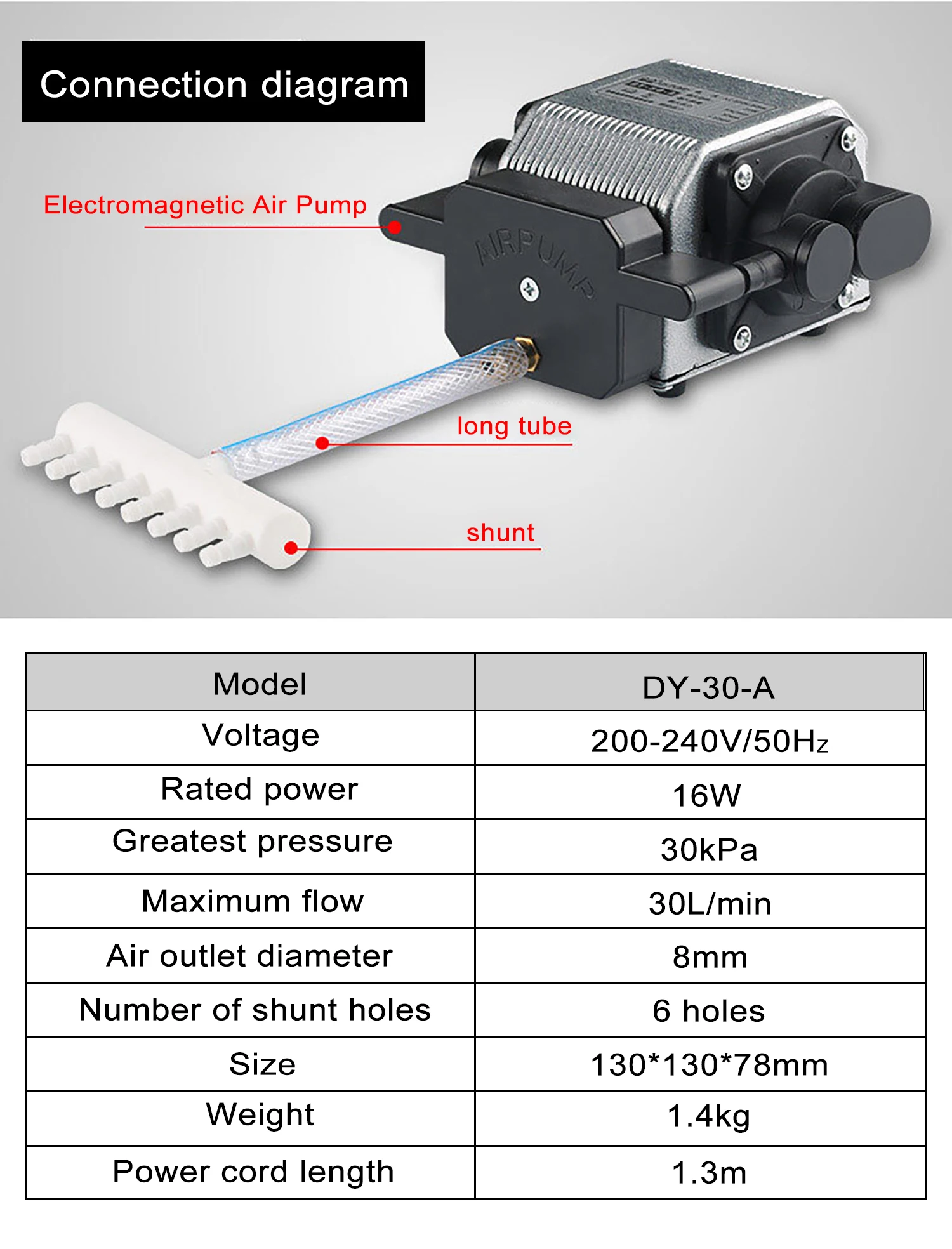 Novo compressor de ar magnético elétrico para zbaitu ff80 eair máquina de corte e gravador a laser, bomba de ar, aquário e sistemas hidropônicos - Image 4