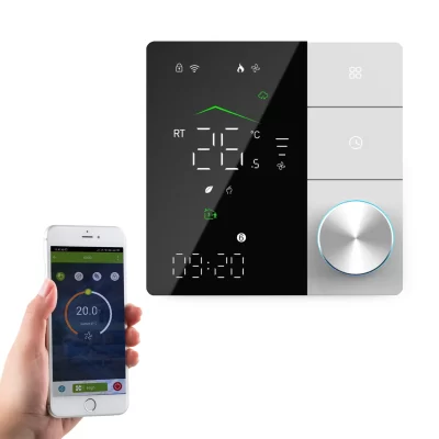 Qiumi Smart Wifi Botão Termostato Smart Life APP Controle Funciona com Alexa Google Home