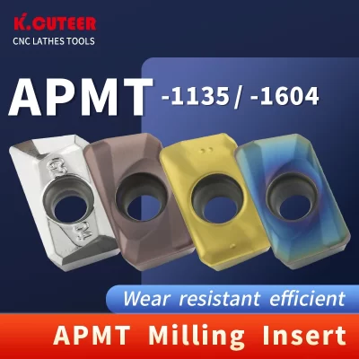 Apmt1135 apmt1604 h01 kt1505 yz6020 ferramenta de torneamento inserção de carboneto apmt moinho facial torno fresagem ferramentas cnc cortador fresagem ferramentas cnc