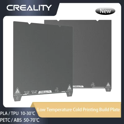 Creality placa de construção de impressão fria de baixa temperatura-235x235mm / 315x310mm sem necessidade de aquecimento peças originais de impressora 3d para K1