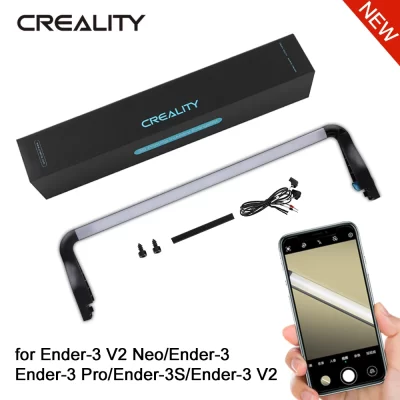 Creality peça de impressora 3d Ender-3 v2 neo kit barra de luz led atualizado luz brilhante 24v/5w l290mm para Ender-3V2 /nder 3/Ender-3PRO