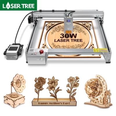 LASER TREE-Máquina De Gravação A Laser, Módulo Laser, Gravador De Madeira, Máquina De Corte, CNC Carpintaria, Ferramentas DIY, K30, 30W