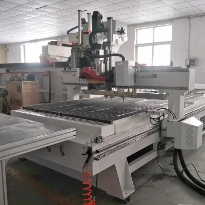 Carregamento e Descarga Automática CNC Nesting Machine, Woodworking Center, RT-1325