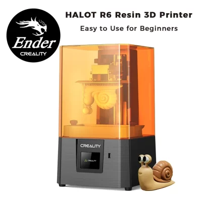 Creality HALOT R6 2K Resina Impressora 3D Compacta e Fácil para Newbies 60 mm/h Velocidade de Impressão 130*82*160mm Volume de Construção Impressora LCD