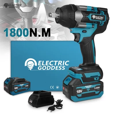 EGOD DTW700 Brushless 1800NM Chave de impacto elétrica sem fio recarregável ferramentas elétricas chave de torque ﻿ Para bateria Makita 18V