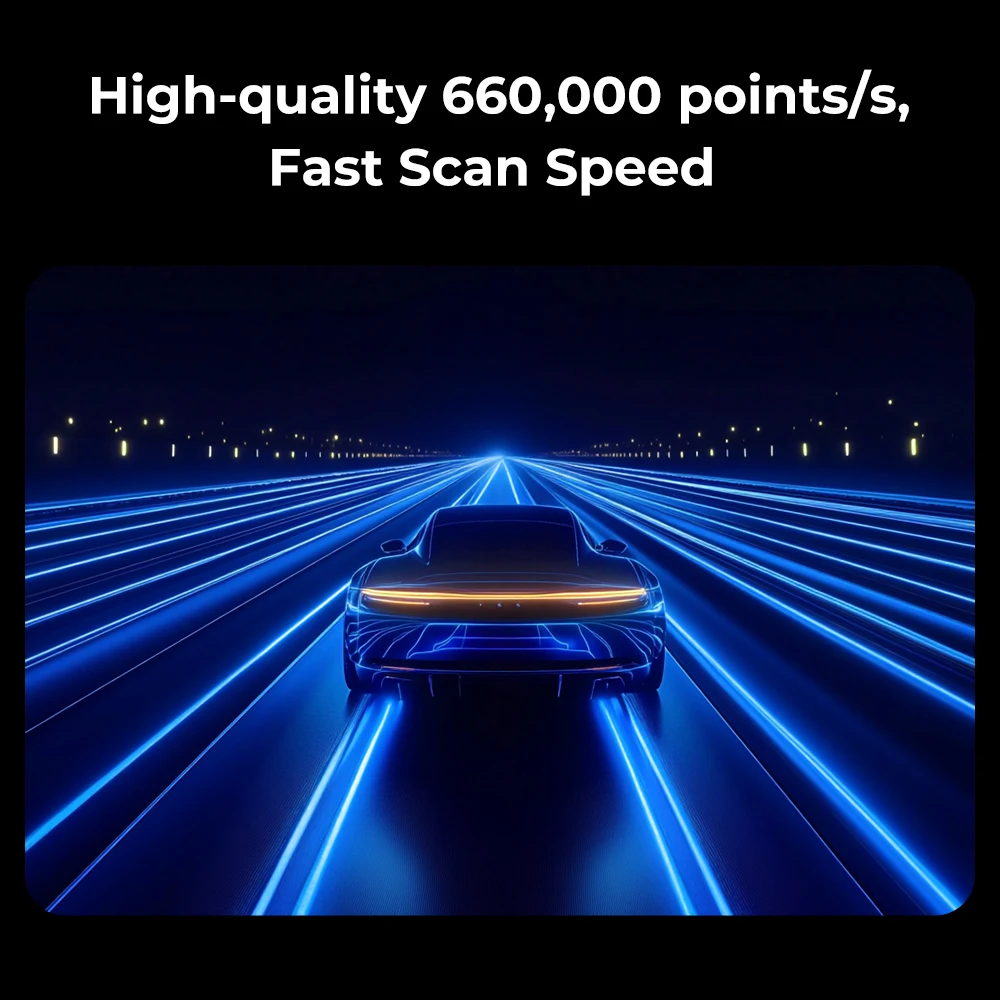 Creality Raptor Pro 3D Scanner 22 + 7 Linha Laser Azul/NIR Velocidade de Alta Precisão Anti-Shake Rastreamento 24Bit Color Scan Blue & NIR Ligh - Image 4