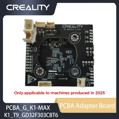Creality original PCBA_G_K1-MAX/k1_t9_GD32F303cbt6 UGEL-C-V13 substituir placa adaptadora para 2025 K1-MAX/k1 acessórios de impressora 3d