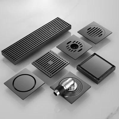 304 stainless steel copper core floor drain bathroom large displacement deodorant floor drain kitchen bathroom washing machine