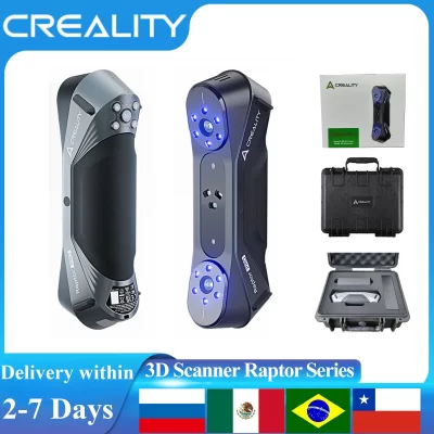 Creality Raptor Pro 3D Scanner 22 + 7 Linha Laser Azul/NIR Velocidade de Alta Precisão Anti-Shake Rastreamento 24Bit Color Scan Blue & NIR Ligh