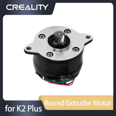 Creality original k2 plus motor extrusor redondo extrusora circular motor_0.8a_1.8 graus_l6_pressure gear_d3_helical gear_e axis