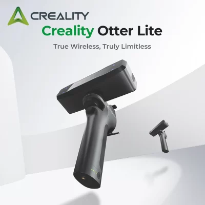 Creality Otter Lite 3D Scanner portátil sem fio com kit de ponte de até objetos de precisão de 0,05 mm entre 20-2000 mm