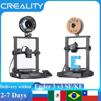 Creality Ender 3 V3 SE/KE Impressora 3D Sprite Extrusão direta 250 mm/S Velocidade de impressão mais rápida Tela de controle de toque CR de eixo Z duplo