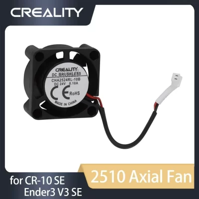 Creality 2510 Ventilador Axial 24V 13000±15%_L45_1.25 para CR-10 SE / Ender3 V3 SE Original Mini 2510 Ventilador de Refrigeração 3D Peças Pritner