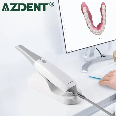 Azdent scanner intraoral dental 3d scanner de impressão digital usb scanner oral cad/cam cad/cam laboratório de alta precisão