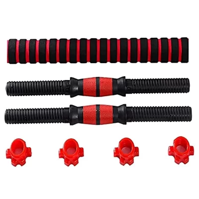 Barra de haltere com fivela de barra barra de barra com rosca alças de levantamento de peso equipamentos de fitness para casa acessórios de ginástica