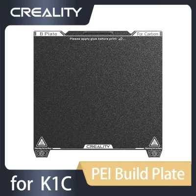 Creality k1c pei placa de construção sem adesivo magnético macio 235x235mm placa de impressão k1c fosco acessórios para impressora 3d