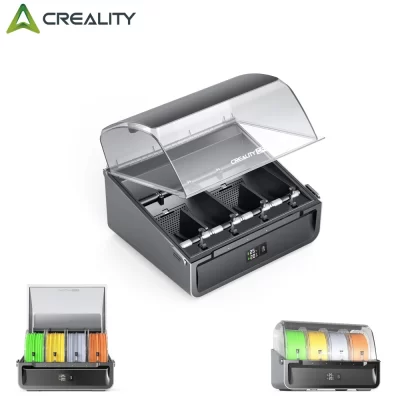 Creality cfs 4x kit adicional de impressão multicolorida filamento caixa seca monitoramento de umidade em tempo real para impressora 3d k2 plus/hi