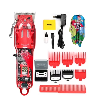 WMARK-Aparador de corte de cabelo sem fio recarregável para homens, barbeador profissional, barbeiro Clipper Cut, sem fio, NG-320