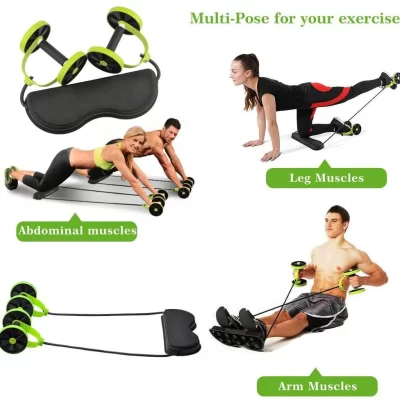 Novo esporte núcleo duplo ab carver roda de rolo fitness exercícios abdominais equipamentos treino cintura emagrecimento