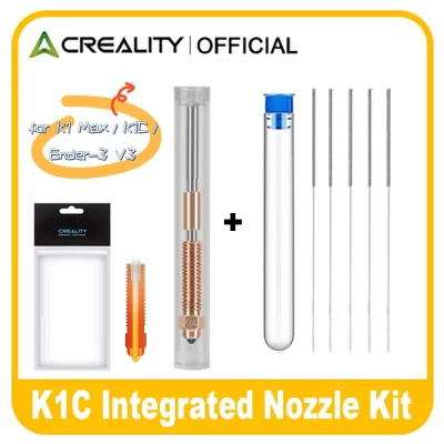 Creality K1C_K1 Max_Ender-3 V3 Unicorn Kit de bico de troca rápida Instalação rápida Impressão de alto fluxo Impressora 3D de material atualizado