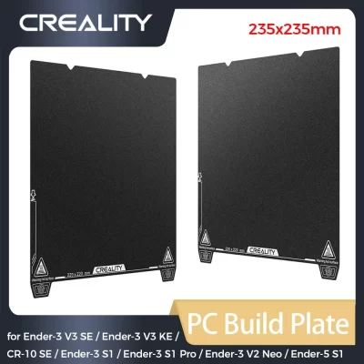 Creality placa de construção original para impressora 3d CR-10 SE/Ender-3 S1/ Pro/Ender-3 V2 Neo/Ender-5 S1/ Ender-3 V3 SE/Ender-3 V3 KE